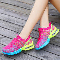 Air Cushion Sneakers Women Colorful Comfortable Running Shoes Female Zapatillas De Deporte Feminine Breathable Walking Footwear