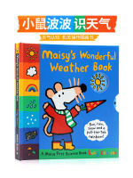 Mouse Bobo weather Book English original picture book Lucy cousins weather cognition childrens fun enlightenment English picture book mechanism operation picture book Hardcover