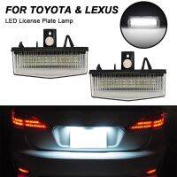 【LZ】☜✖  LED Light For Toyota Prius XW20 XW30 Prius Plus/V Venza Matrix RAV4 License Plate Lamps 2PCS Number Plate Light For Lexus CT200h