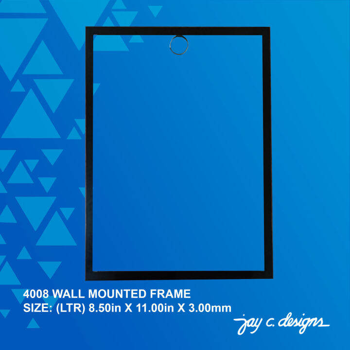 Acrylic Wall Mounted Insertable Frame Jay C. Designs 4008 | Lazada PH