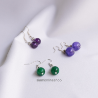 STONE EARRINGS รวมแบบขายดี ต่างหูหินแท้ (เลือกแบบได้) by siamonlineshop