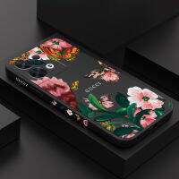 เคสดอกไม้สวยงาม OPPO Reno 8 8Z Z 8T 7 7Z 6 5 5G F9 F19 Pro รู้สึกสบาย ความคิดสร้างสรรค์