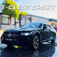 1:24 E-Class E300L อัลลอยรถรุ่นจำลองสูง D Iecasts โลหะของเล่นยานพาหนะรถรุ่นแสงเสียงคอลเลกชันของขวัญเด็ก