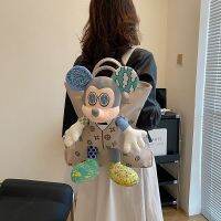 【Hot Sale】 female shoulders 2023 new Mickey doll cartoon bag casual fashion college student class