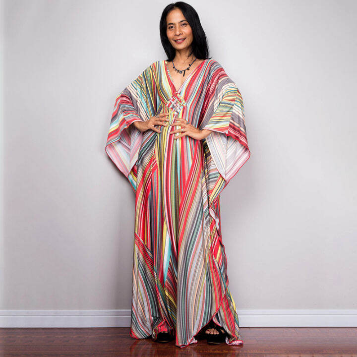 colorful-stripe-print-bikini-cover-up-sexy-women-v-neck-beach-dress-tunic-kaftans-oversize-weave-beachwear-swimsuit-cover-ups-xnj