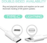 PD Charger Cable For 11 Pro XR XS Max USB C to Light Cable For 5S 6S 7 8 Data Transmission Charging Cable