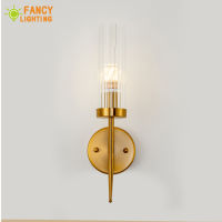 (E14 LED Bulb For Free)Nordic Wall lamp stairs Led wall light for home bathroombedroom light Glass shade wall sconce wandlamp