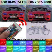 ชุด Rgb Drl การวิ่งเวลากลางวันไฟหน้าฮาโลดวงตานางฟ้าไฟ Led แสดงสีต่างๆสำหรับ Bmw Z4 E85 E86 2002 2008