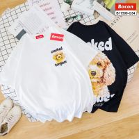 B11508 พร้อมส่ง เสื้อโอเวอร์ไซส์ หน้า-หลัง?