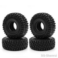 4PCS 117Mm 1.9 Rubber Tire Wheel Tyre For 1/10 RC Crawler Car Traxxas TRX4 RC4WD D90 Axial SCX10 II III Redcat MST