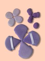 【FCL】✱ Makeup puff purple combination powder does eat card super soft