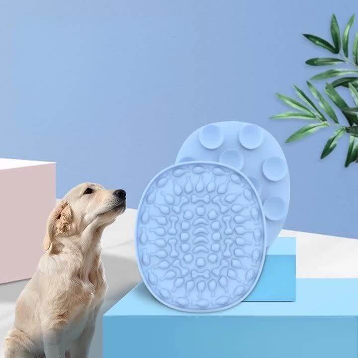 Silicone Slow Feeder for Dogs Lick Mat Puppy Slow Food Plate Feeder