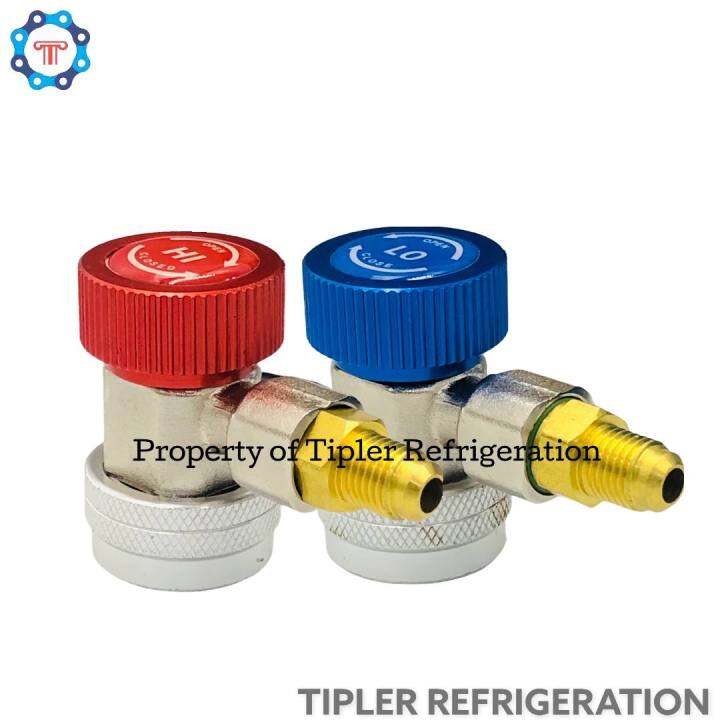 CAR Aircon Adjustable Quick Coupler High and Low Adapter Connector