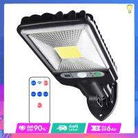 ไฟ Lampu Solar Dinding LED ไฟข้างทางสวนเซ็นเซอร์การเคลื่อนไหวมนุษย์กลางแจ้ง