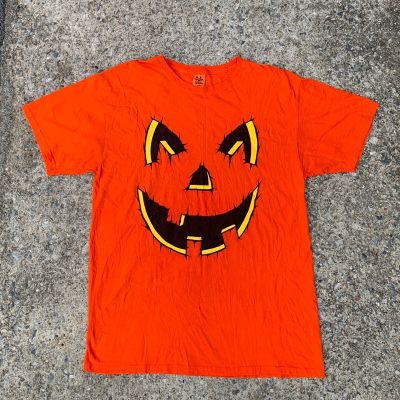 ขายปีใหม่เสื้อยืด Happy Halloween T-shirt Size L Made in HondurasS-5XL