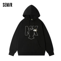 Semir เสื้อสเวตเตอร์ผู้ชายพิมพ์ตัวอักษร2022ฤดูใบไม้ร่วงใหม่ผู้ชาย Hooded Casual Top Hooded Hoodies