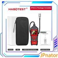 JPnator HABOTEST เครื่องวิเคราะห์แก๊สรั่วแบบมือถือ HT601เครื่องวิเคราะห์เปลวไฟ9999 PPM หัววัดความยืดหยุ่นตัวทดสอบมิเตอร์