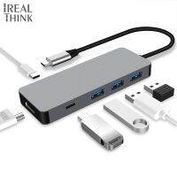 【❖New Hot❖】 bukan2581584811414 Irealthink Usb3.1 Type C Usb C Hub หัวแปลงสัญญาณ Hdmi Pro Dock Splitter ยูเอสบีฮับยูเอสบี C Pd เรียกเก็บเงินสำหรับ Iphone 11 Pro/ 11 Pro Max