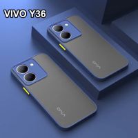 พร้อมส่ง ตรงรุ่น VIVO Y36 เคสโทรศัพท์มือถือ ซิลิโคน ผิวด้าน ป้องกันเลนส์กล้อง Vivo Y36 4G เคสกันกระแทก ปุ่มสีผิวด้าน กันรอยกล้อง ขอบนิ่มหลังแข็ง