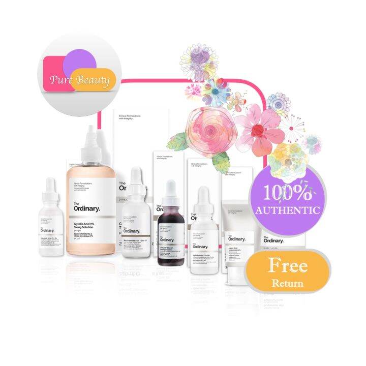 THE ORDINARY Niacinamide AHA BHA Azelaic Acid Alpha Arbutin