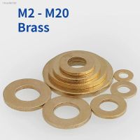 ✎❐✚ M2 M2.5 M3 M4 M5 M6 M8 M10 M12 M14 M16 M18 M20 GB97 Solid Brass Copper Flat Washer for Screw Bolt Plain Gasket Pad