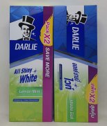 6 tuýp kem đánh răng darlie all shiny white lemon mint hàng nội địa chính