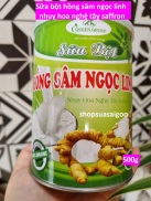 Chính hãng 500g, Date 2024Sữa bột Hồng Sâm Ngọc Linh Nhụy Hoa Nghệ Tây