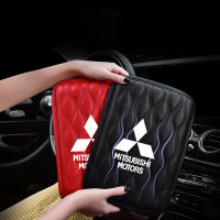 แผ่นหนังคลุมคอนโซลกลางรถยนต์,เบาะหุ้มที่พักแขนกันน้ำสำหรับรถยนต์ Mitsubishi Xpander Triton Evo Asx Mirage Outlander Grandis Pajero Attrage Airtrek L200