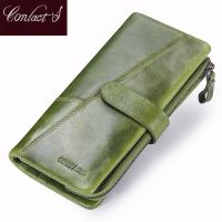 【hot】♤  Contacts New Leather Wallet Fashion Coin Purse Ladies Clutch Wallets With Cell Card Holder