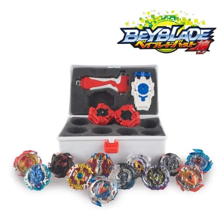 Beyblade Box 12 pcs Beyblade Burst Battle Latest Set Complete Set with 12pc and Battling Tops