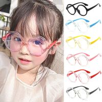 Anti Blue Light Children Glasses Round Boy Girl Eyeglass Frame Optical Eyewear Ultralight Eye Protection Computer Goggles