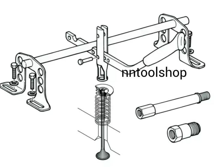 ชุดซีแคลมป์กดสปริงวาล์วแบบไม่เปิดฝาสูบ-สำหรับเครื่องยนต์-ohv-amp-ohc-เบนซินและดีเซล-ส่งด่วน-ส่งเร็ว