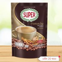 Super Coffee Ginseng ซุปเปอร์กาแฟ ผสมโสมปรุงสำเร็จ ขนาด 20 ซอง