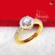 F6 แหวนเพชร แหวนทอง แหวนทองเพชรล้อม แหวนปรับขนาดได้ ทองโคลนนิ่ง ทองไมครอน ทองหุ้ม ทองเหลืองชุบทอง ทองชุบ