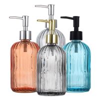 Color Clear Soap Dispenser Bottle Refillable Liquid Hand Soap Shampoo Dispenser For Bathroom Kitchen