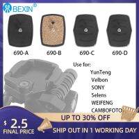 : 》: กล้อง =- BEXIN แผ่นปลดเร็วของกล้องจานกล้องแบบ1/4ตัวปรับเกลียวสำหรับ Yunteng Velbon Sony 3520 668 690 600 800ขาตั้งกล้อง