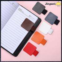 JINGWEI 4PCS มีประโยชน์ เครื่องเขียน แบบพกพา คลิปปากกาหนัง สมุดบันทึก วงยืดหยุ่น ที่ใส่ปากกาแบบมีกาวในตัว