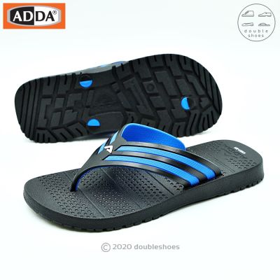 ADDA รองเท้าแตะแบบคีบ พื้นนุ่ม รุ่น 13801 (สี แดง/เทา/ฟ้า) ไซส์ 7-10 (40-44)