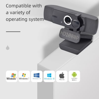 ZZOOI 1080P USB Camera Manufacturer Computer HD Camera Webcam with Microphone Digital Web Cam for PC Learning Video Conference Work