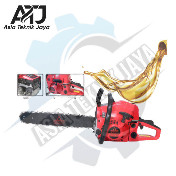 READY GENMARU MESIN CHAINSAW / GERGAJI MESIN STHEEL 22INCHI BAR BAJA ...