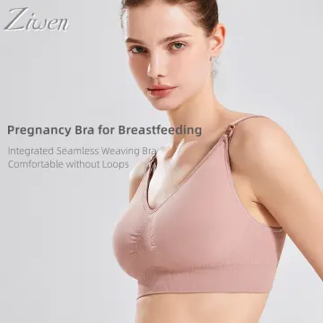Shop Nursing Bras For Breastfeeding, Large Size Anti Milk Bra, Anti-sagging Maternity  Bras For Pregnancy Wireless Bralette with great discounts and prices online  - Jan 2024