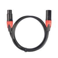 DOIT CanonS ชาย-แม่ผสม Xlr สายออดิโอสีแดงแบบพกพาข้อมูล
