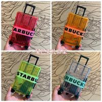 Starbuck กระเป๋าของขวัญปีใหม่2022,กระเป๋าเดินทางสีส้มสีเขียวกระเป๋าครอสซอคเกอร์สตาร์บัคซากุระ Starbuck