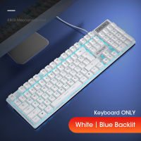 Light Keyboards and Mouse Wired Backlight Mechanical Feeling Keyboard Gamer 3200DPI Gaming Combo Mouse for PC Laptop Computer