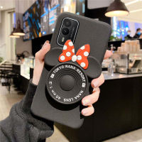 เคสกระจกแต่งหน้าสำหรับ Nokia XR21กรอบหลังซิลิโคนนิ่มรูปการ์ตูนน่ารักสำหรับ Nokia XR21