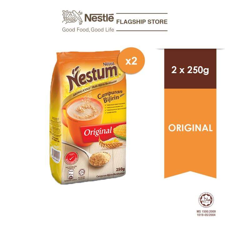 NESTLE NESTUM All Family Cereal Original Softpack 250g Bundle Of 2 | Lazada