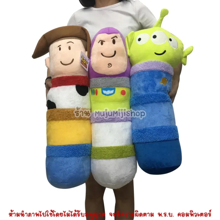 toy-story-หมอนข้าง-ซัลลี่-ไมค์-วูดดี้-บัซ-สามตา-ของแท้