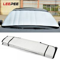 LEEPEE UV Protect Front Window Sunshade Durable Sun Reflective Shade Foldable Car Windshield Sun Shade Car Styling