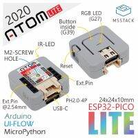 【❖New Hot❖】 fuchijin77 ชุดพัฒนา Esp32อะตอมไลต์ M5stack สินค้ามาใหม่อย่างเป็นทางการชุดโปรแกรมบล็อกแม่เหล็กแบบนีโอไฟ Led