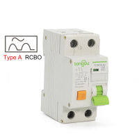 Type A 6KA RCBO 10A 16A 25A 32A 40A Electromechanical Residual Current Circuit Breaker With Over Current and Leakage Protection